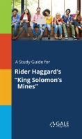 A_Study_Guide_For_Rider_Haggard_s__King_Solomon_s_Mines_
