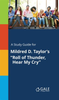 A_Study_Guide_For_Mildred_D__Taylor_s__Roll_Of_Thunder__Hear_My_Cry_